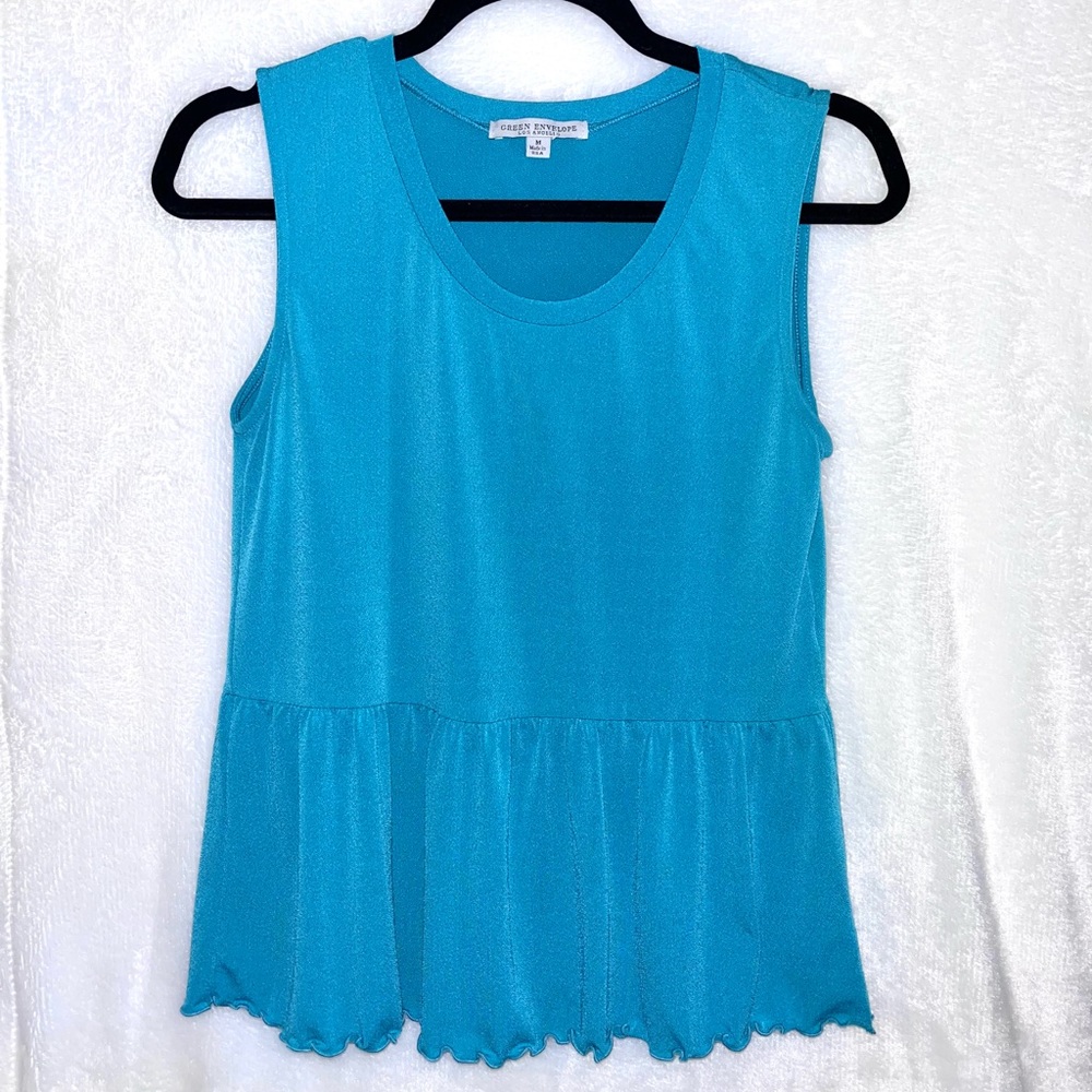 Teal Dressy Tank Top
